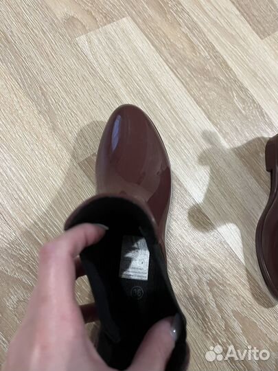 Резиновые полусапожки 36