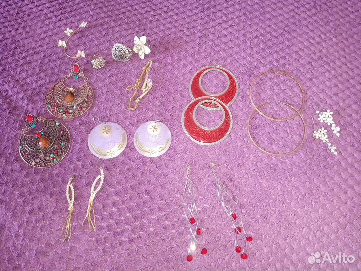 Аксессуары для волос, серьги,колье,браслеты,кольца