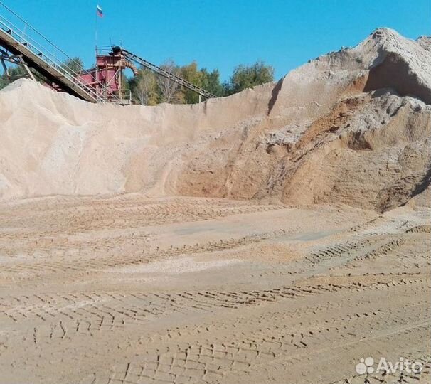 Доставим песок от 1м