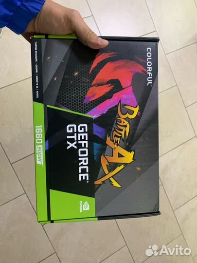 Коробка от видеокарты gtx1660 super