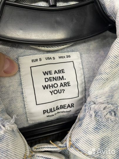 Джинсовая куртка pull&bear