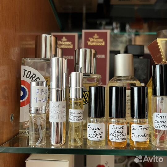 Готовые отливанты духов, личная коллекция