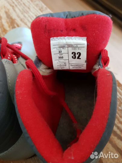 Детские лыжные ботинки