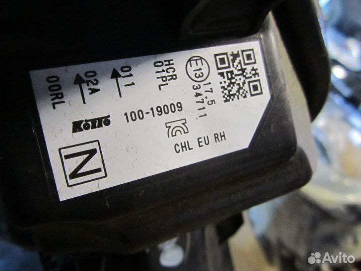 Фара правая nissan qashqai j11 рестайл