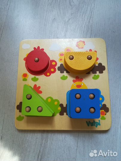Деревянные игрушки для малышей