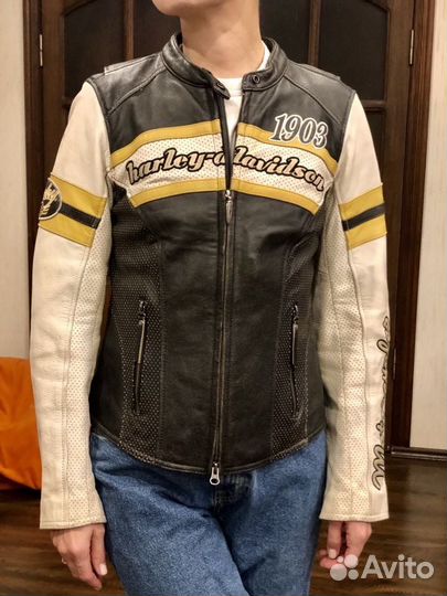 Куртка harley davidson кожаная мотокуртка