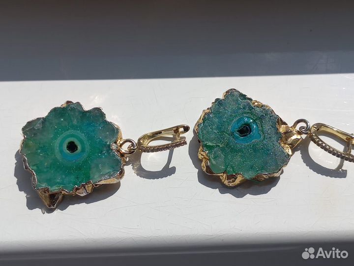 Серьги серебро