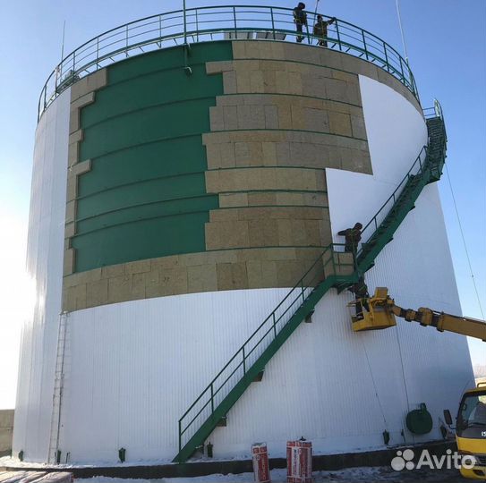 Резервуар вертикальный стальной объем 2000 кубов