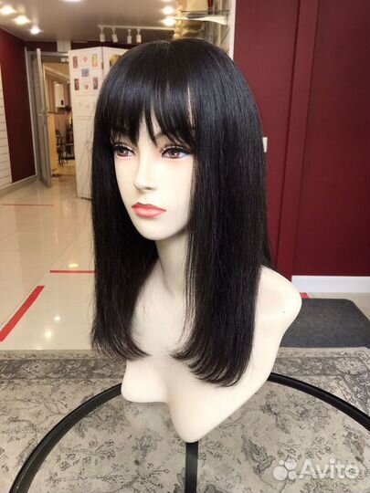 Парик из натуральных волос (40см)