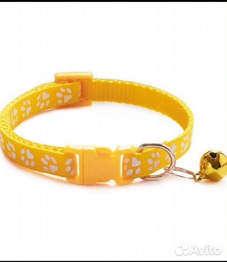 Ошейник новый с колокольчиком