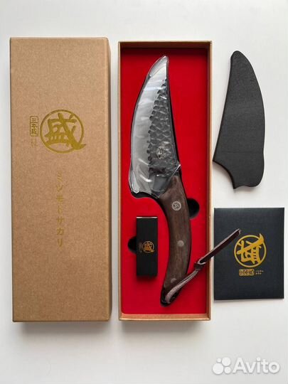 Мясницкий нож mitsumoto sakari MS-579 с ножнами