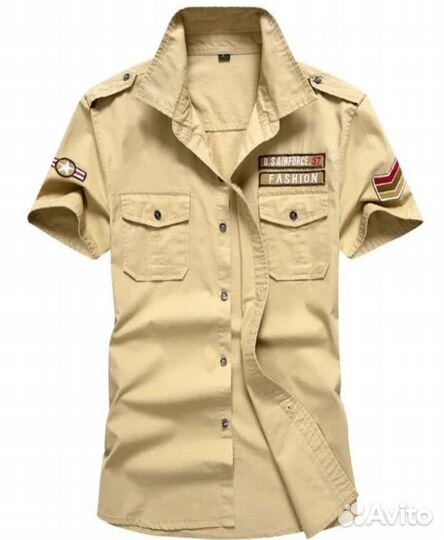 Рубашка мужская милитари 100хлоп. 52р