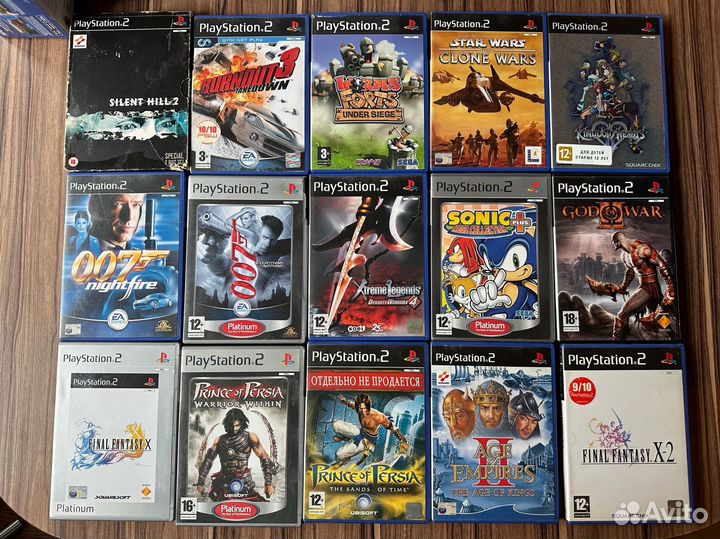 Лицензионные игры ps2