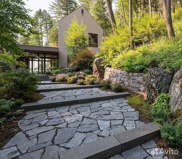 Cланец плитняк черный