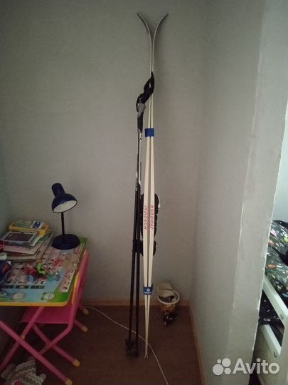 Беговые лыжи детские комплект