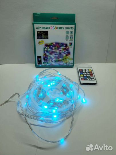 Умная светодиодная лента(гирлянда),Bluetooth,10 м