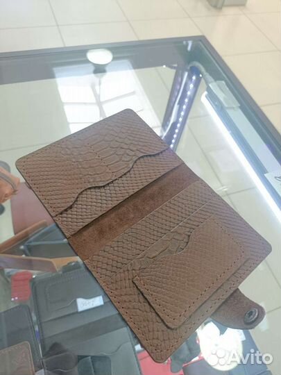 Обложка для автодокументов натуральная кожа