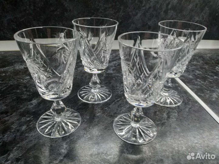 Фужеры хрустальные СССР