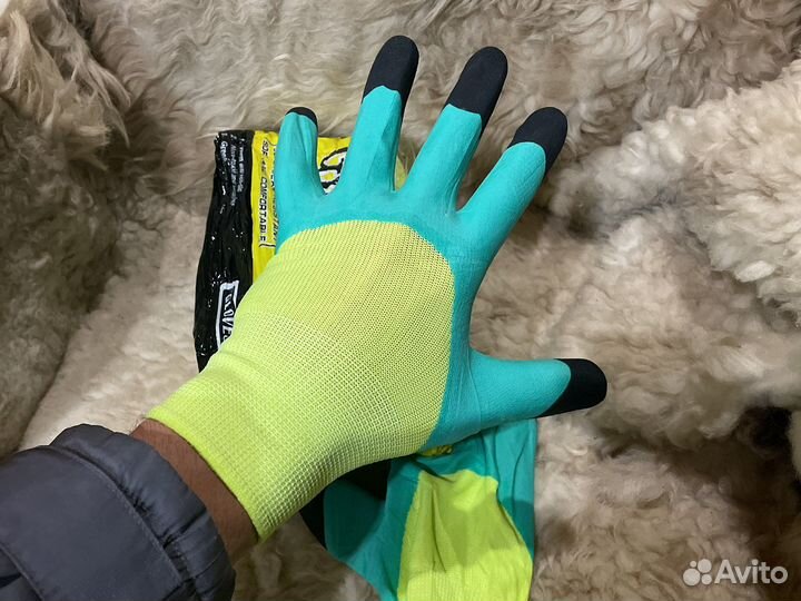 12шт. Перчатки строительные рыболовные садовые