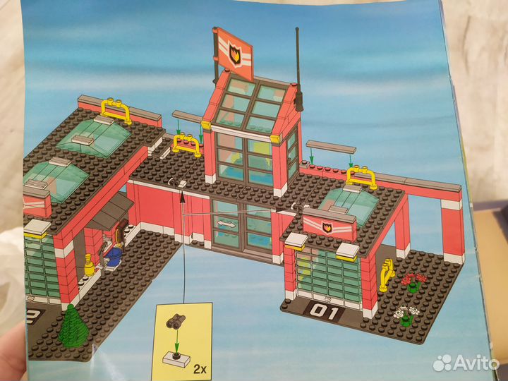 Lego пожарная часть не все детали