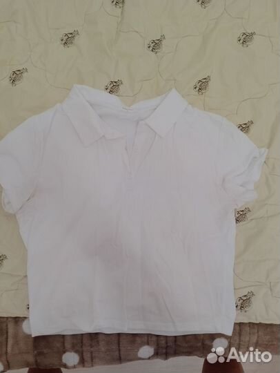 Поло женское укороченное