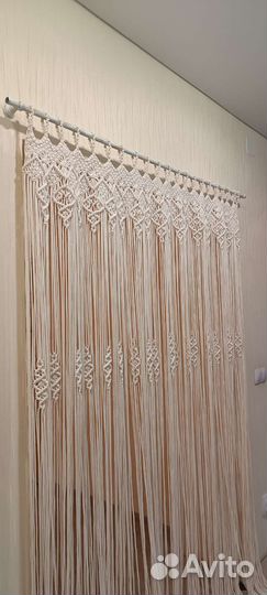 Штора макраме