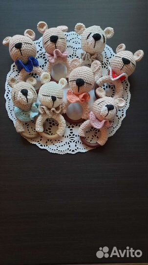 Вязаные погремушки