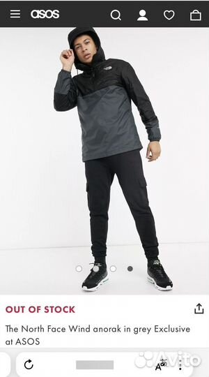 Анорак The north face for ASOS