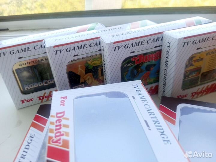 Реплика коробочки для картриджа Dendy Steepler