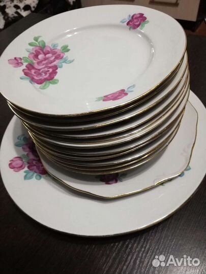 Набор больших тарелок Сср