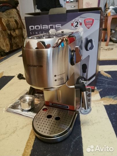 Кофеварка премиум класса Polaris 20 бар