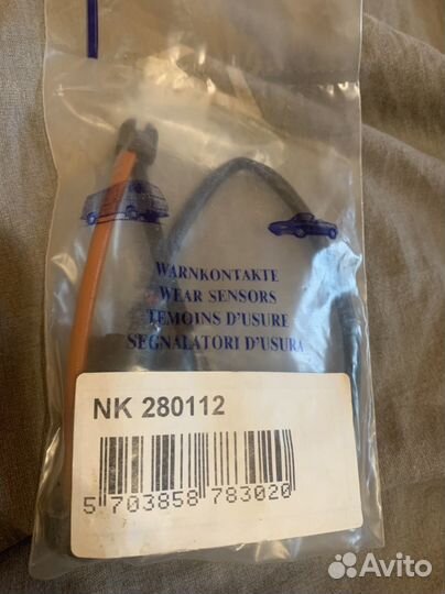 Датчик износа колодок cayenne porsche 2003-2010