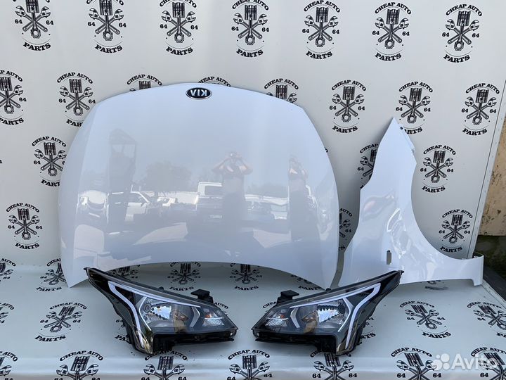 Капот Kia Rio 4 Оригинал 2020-22/Ноускат Киа Рио 4