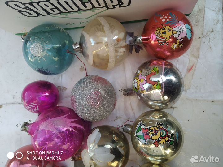 Елочные игрушки СССР