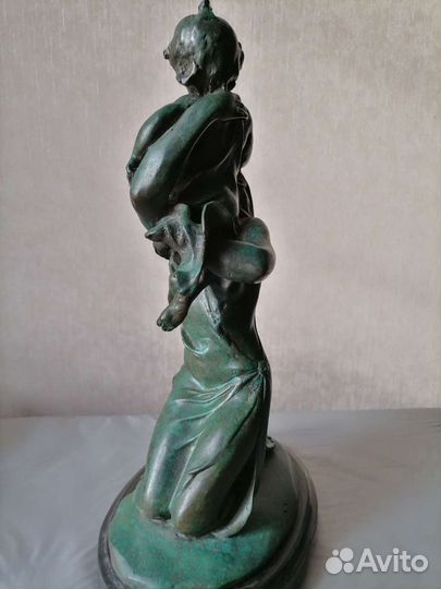 Антикварная бронза путти