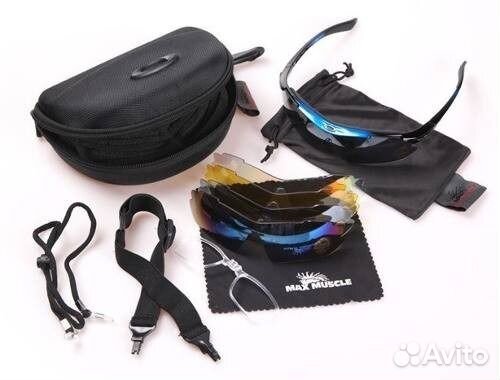 Очки Oakley солнцезащитные 5 стекол новые