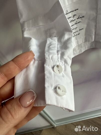 Блузка рубашка для девочки Noble people 140