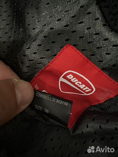 Мужские кожаные мотоштаны Ducati Sport C3