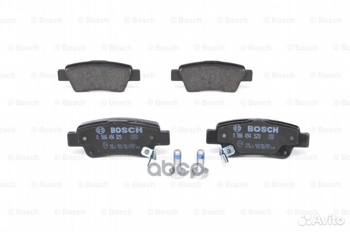 Колодки торм к-т 0986494329 Bosch