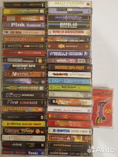 Аудикассеты Альбомы Сборники 90-е, 2000-е