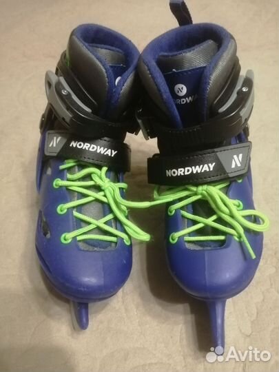 Коньки детские раздвижные 30-33