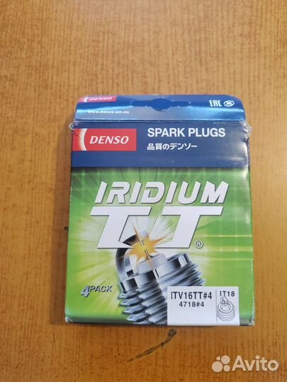 Свечи зажигания denso iridium ITV16TT 4718