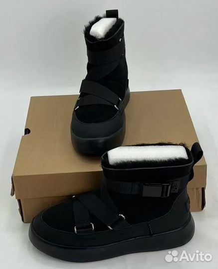 Угг Ugg Boom Buckle Boot Black