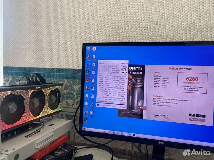 Видеокарта RTX 3080 10gb GameRock