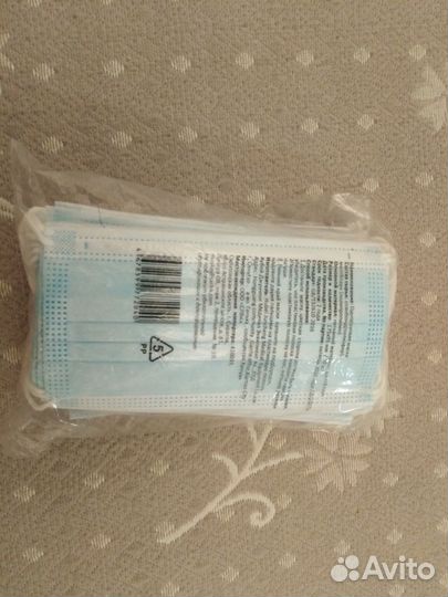 Маска медицинская одноразовая