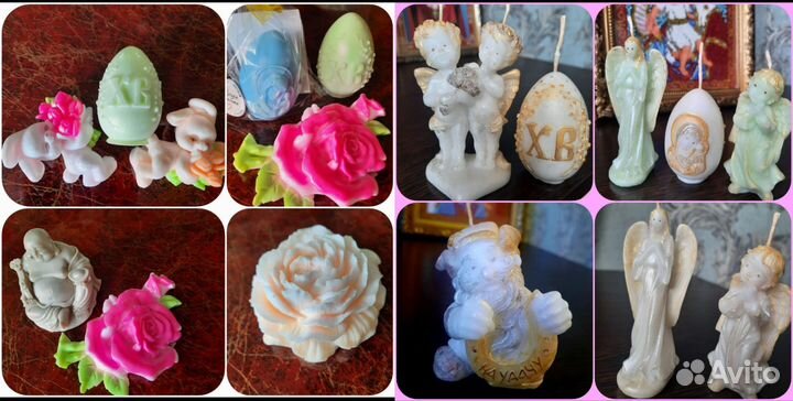 Свечи мыло ручной работы