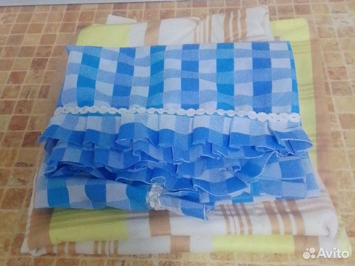 2 скатерти СССР Винтаж с дефектами