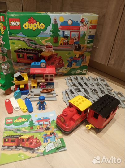 5 наборов lego duplo, в т.ч. 1 с жд