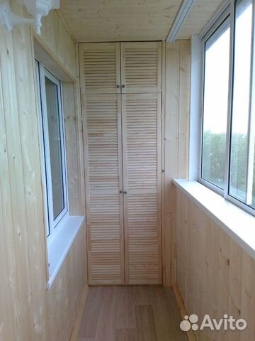 Отделка балконов,бань