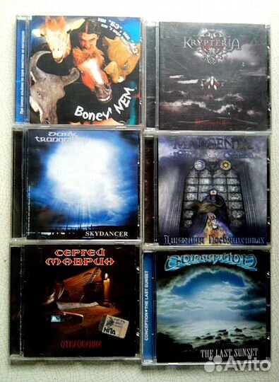 Фирменные и редкие CD (тяжёлый рок )